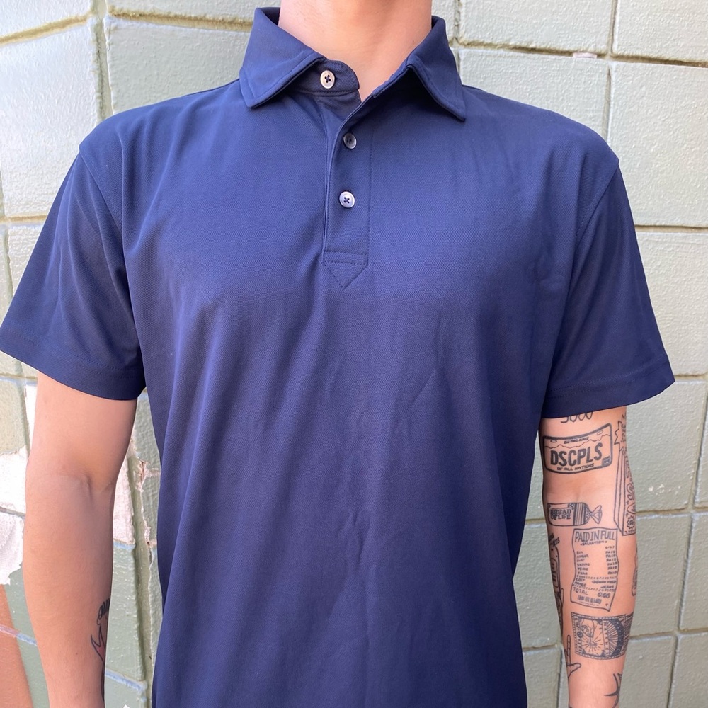 Alarm Series Blue Polo
